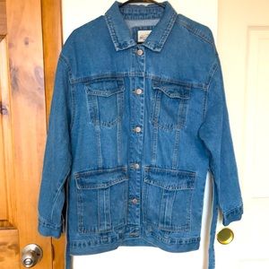 Ashley Vintage Charm belted denim jacket